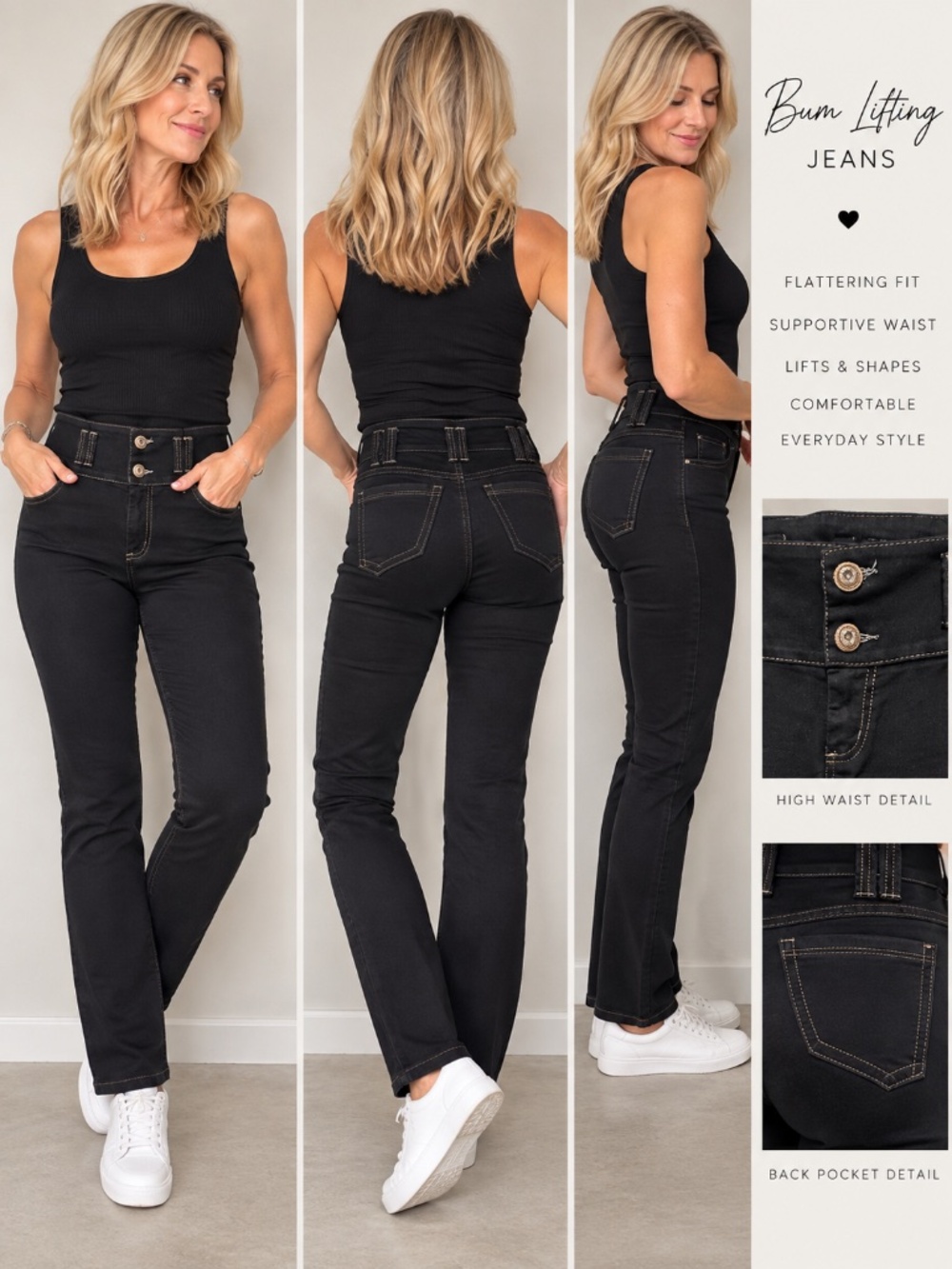 Monjeloco Butt-lifting jeans
